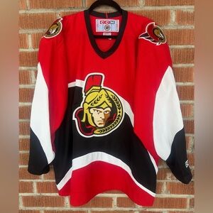 Vintage 90s Blank Ottawa Senators Hockey Jersey